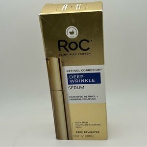 RoC Retinol Correxion Deep Wrinkle Serum Patented Retinol +Mineral  Complex 1 Oz